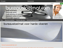 Tablet Screenshot of bureaustoelmat.com